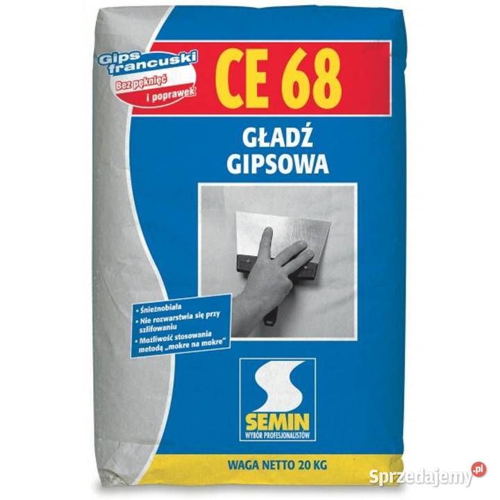 Semin CE68 Gładź Gipsowa Francuska 20 Radom