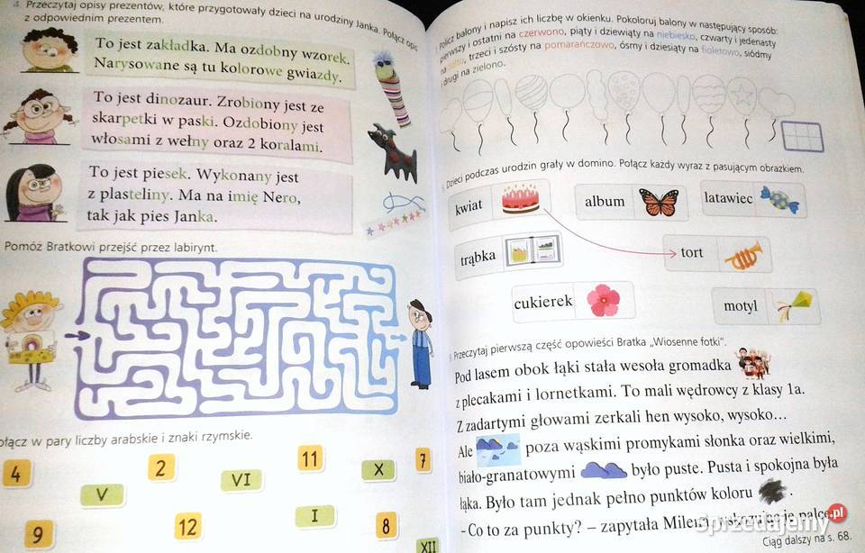 Uczymy się z Bratkiem kl 1 Katarzyna Kupracz miękka Chełm sprzedam