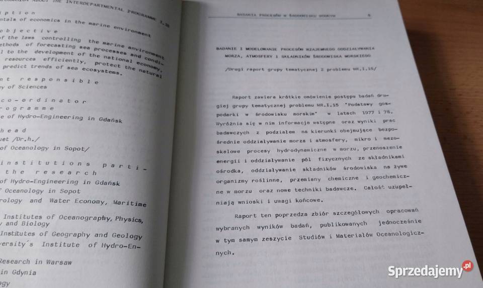 Podstawy gospodarki w środowisku morskim 2 PAN Gdańsk