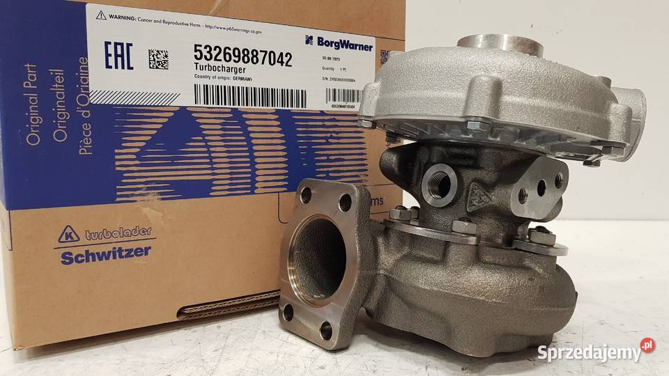 Nowa turbosprężarka BorgWarner 53269887042 mazowieckie