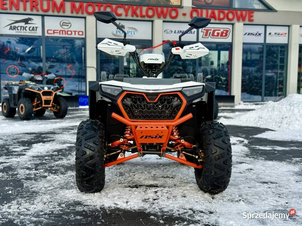 QUAD ASIX GRIZZLY 125CC 8 11 BIAŁOPOMARAŃCZOWY Pozostałe Głogoczów