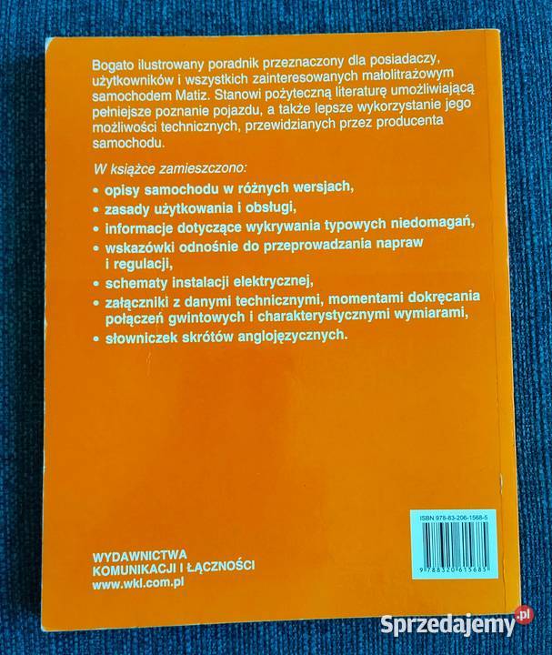 Daewoo FSO Matiz instrukcja KBujański warmińsko-mazurskie Olsztyn
