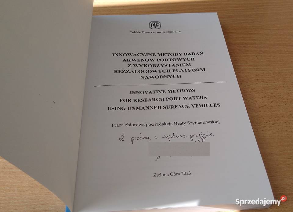 Innowacyjne metody badań akwenów portowych geografia, geologia, turystyka Książki naukowe i popularnonaukowe Gdańsk