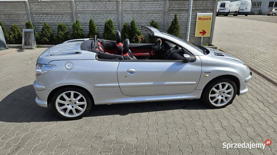 Peugeot 206cc 20 benzyna 136 CzerwonoCzarne Kabriolet zachodniopomorskie Gryfice