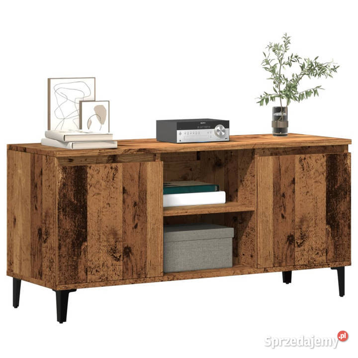 Szafka pod TV stare drewno 102x35x50 WM856430 Warszawa
