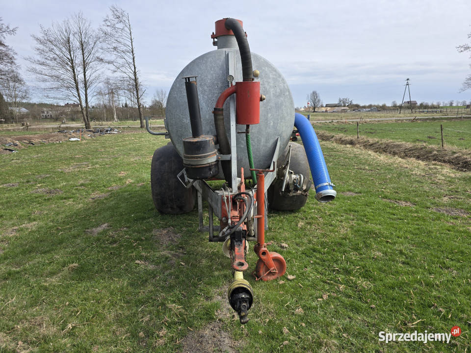 Wóz asenizacyjny KOTTE VT7000 tandem skrętny 7 nieuszkodzony Rudolfowo