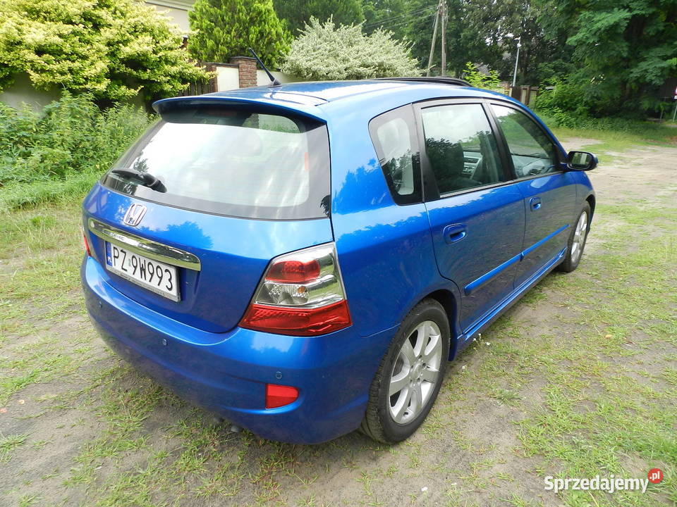 Honda Civic VII śliczny Civic 20iSport 160 bez ESP Puszczykowo