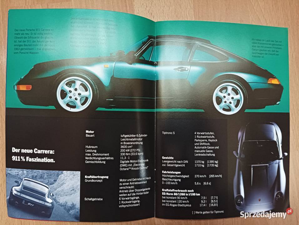 Katalog prospekt Porsche 911928968