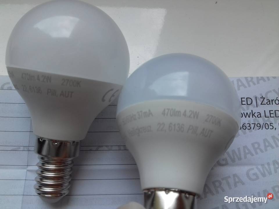 2 żarówki LED E14 42W 2700K 470lm Casalux w Bydgoszcz