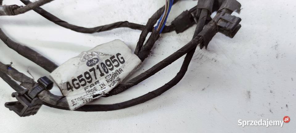 WIĄZKA CZUJNIKÓW PRZÓD AUDI A6 C7 A7 4G5971095G Materiały instalacyjne Przystajń