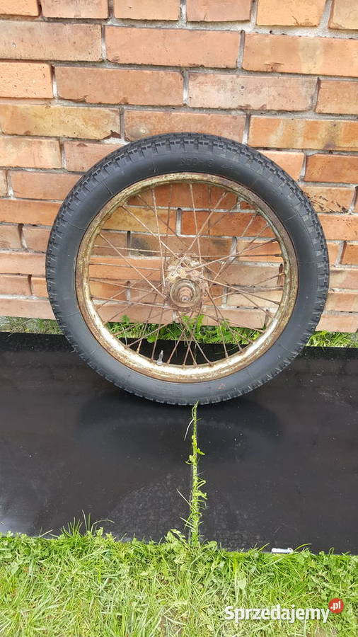 Stare koła do motoru iż 49 opona ładna 35019 Opony, koła, felgi