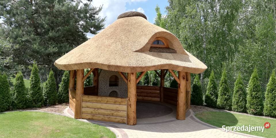 ALTANA OGRODOWA KRYTA TRZCINĄ STRZECHĄDACHY małopolskie Kraków