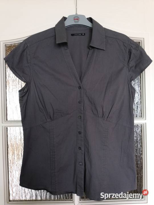 BLUZKA szara z krótkimi rękawami wdzianko Rozmiar 42(XL) Oborniki