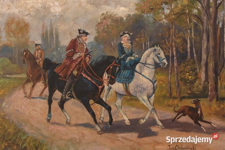 Jan Chełmiński Arystokracja Na Konach Stary Kraków