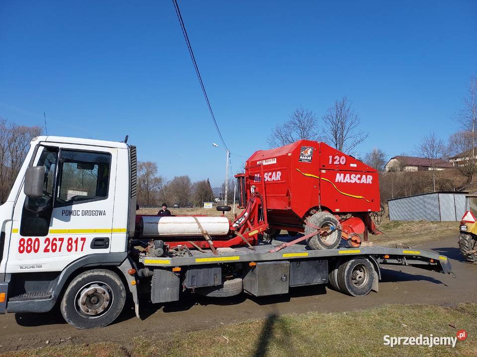 Transport prasa kostkujaca rolująca sipma laweta małopolskie Tuchów