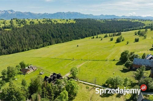 Działka budowlana z widokiem na Tatry BUSTRYK 666m2