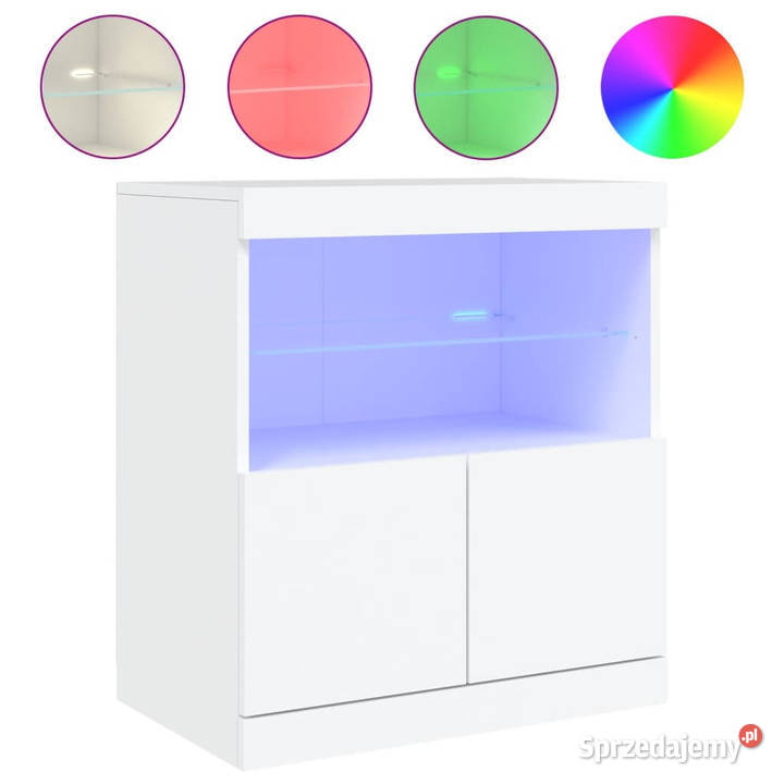 Szafka z oświetleniem LED biała 60x37x67 Pozostałe Warszawa