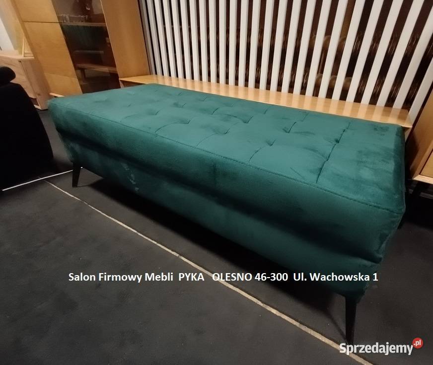 HIT Pufa 140 PIKOWANA z pojemnikiem OUTLET Meble Olesno