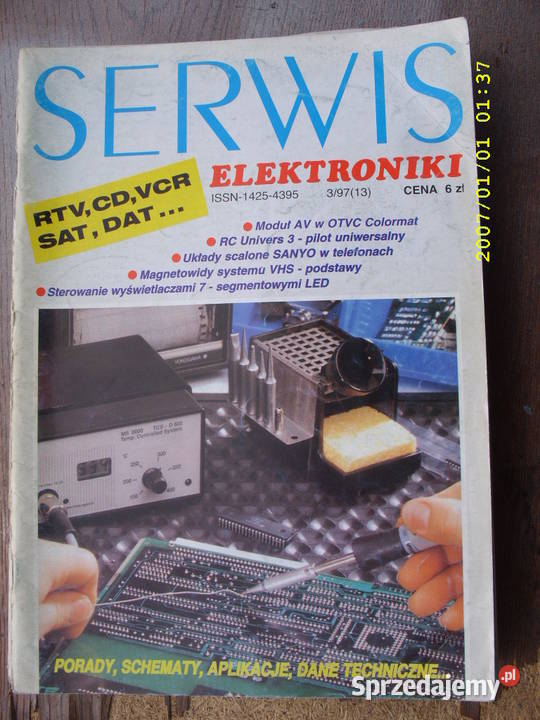 ROCZNIK MIESIECZNIKA SERWIS ELEKTRONIKI1998 Wołów sprzedam