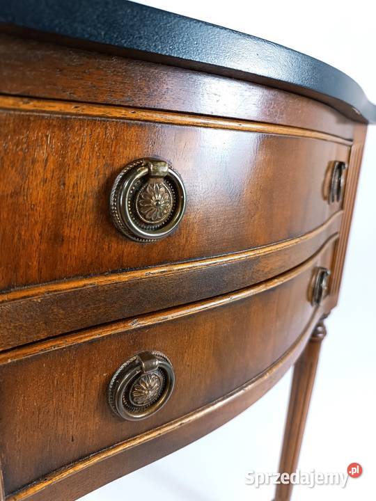 Drewniany stolik z szufladkami vintage Zielona Góra