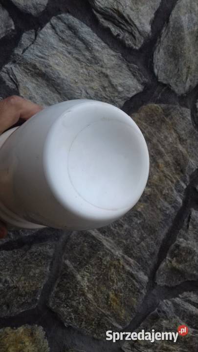 Retro lampa kinkiet 50 te lata mleczne szklo dolnośląskie Lubań