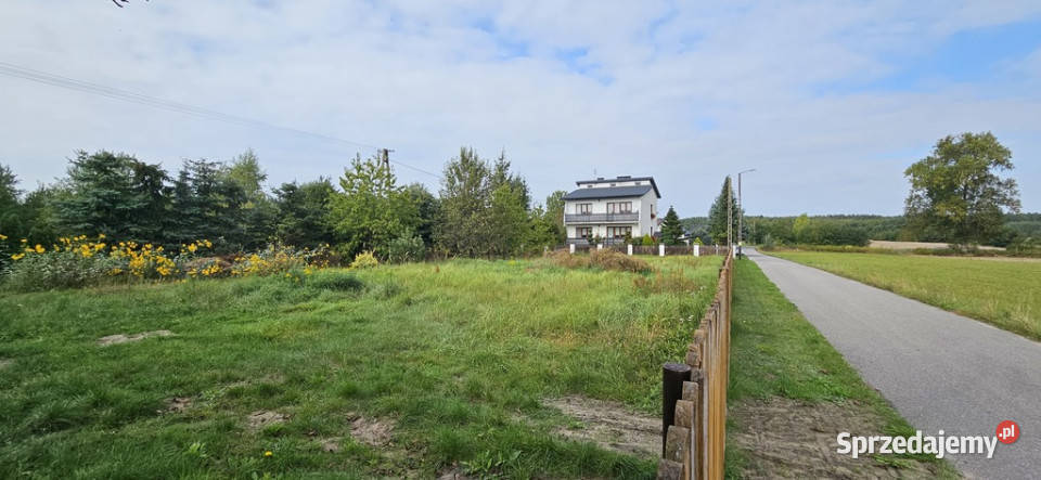 Działka Michów 10 ar budowlana wszystkie media drewniane
