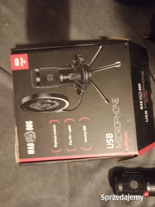 Mikrofon do streamów mad dog USB GMC201 lubuskie Żagań