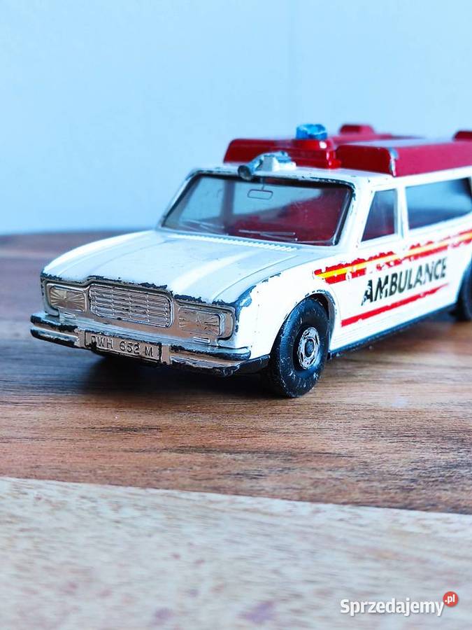 Matchbox Lesney Super Kings K49 Ambulance 1974 Głuchołazy sprzedam