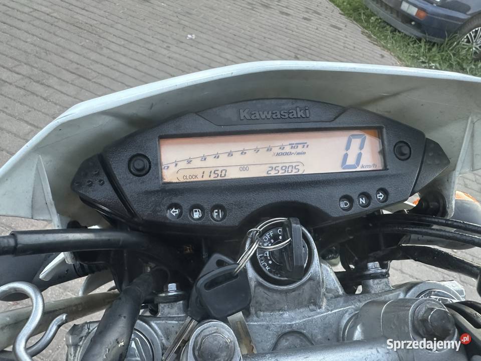Kawasaki KLX 125 2016 lekkie zwinne oszczędne 25905km mazowieckie Warszawa