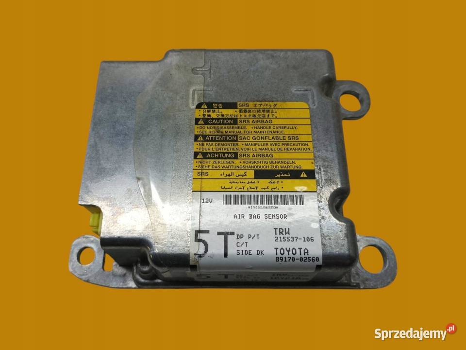 SENSOR AIRBAG 8917002560 215537106 Toyota Auris osobowe