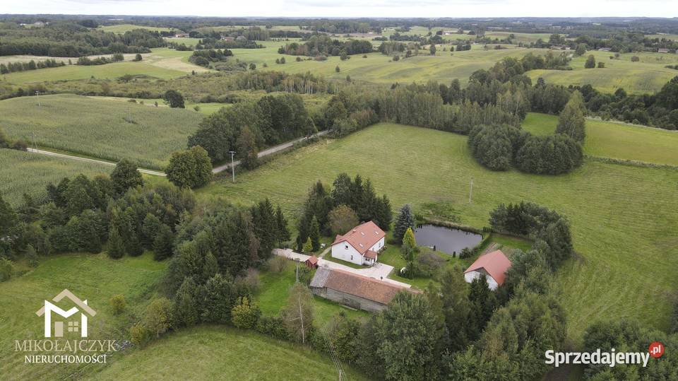 Wyjątkowe siedlisko ze stawem na Warmii 079 ha
