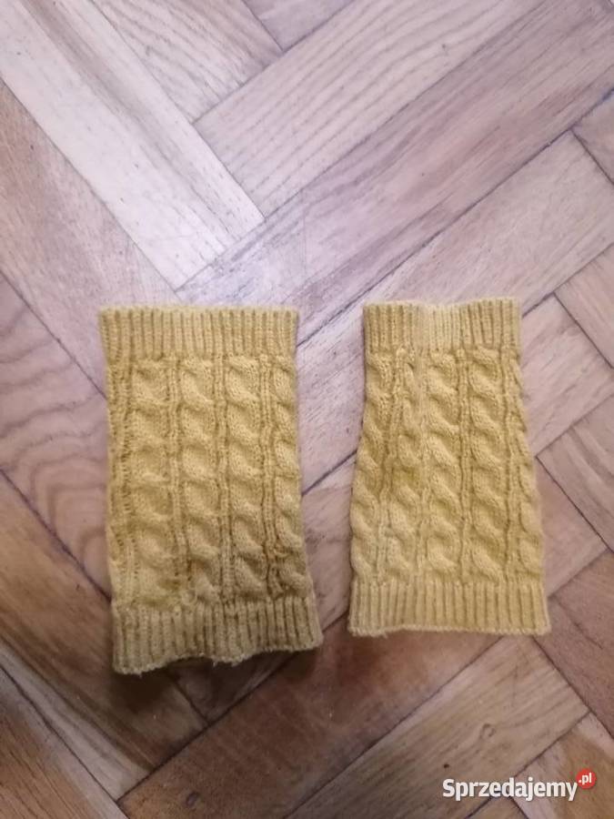 Rękawiczki żółte bez palców Pozostałe Galanteria i dodatki Gdańsk