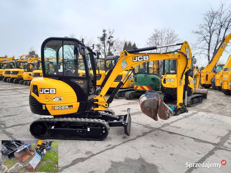 JCB 8026 2023R KOPARKA GĄSIENICOWA 8025 8030 CAT Krotoszyn