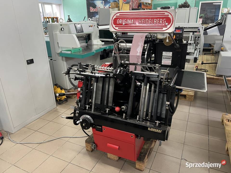 Złociarka Heidelberg Tiegel TP Letterpress mazowieckie Radom