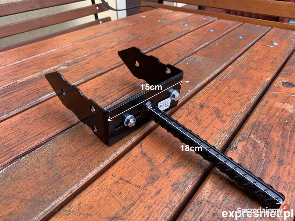 PODSTAWA SŁUPA WBIJANA kotwa regulowana Wspornik
