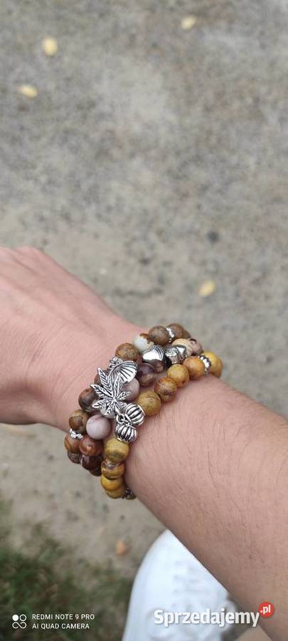 Komplet z kamieni naturalnych