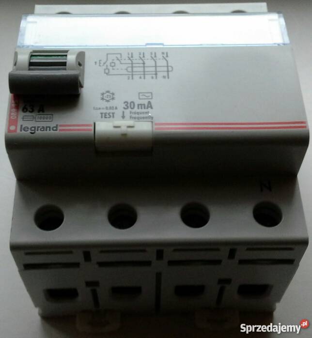 Wyłącznik różnicowoprądowy P304 63A 30mA LEGRAND Zabrze