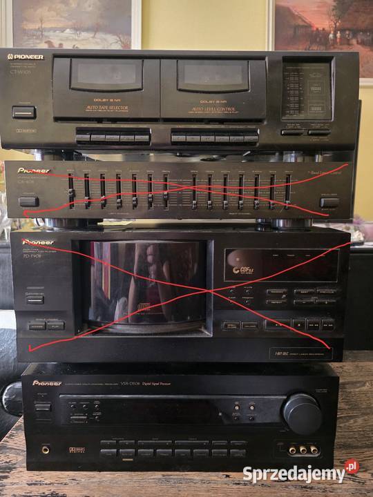 Pioneer wieża zasilanie 110v Łomża