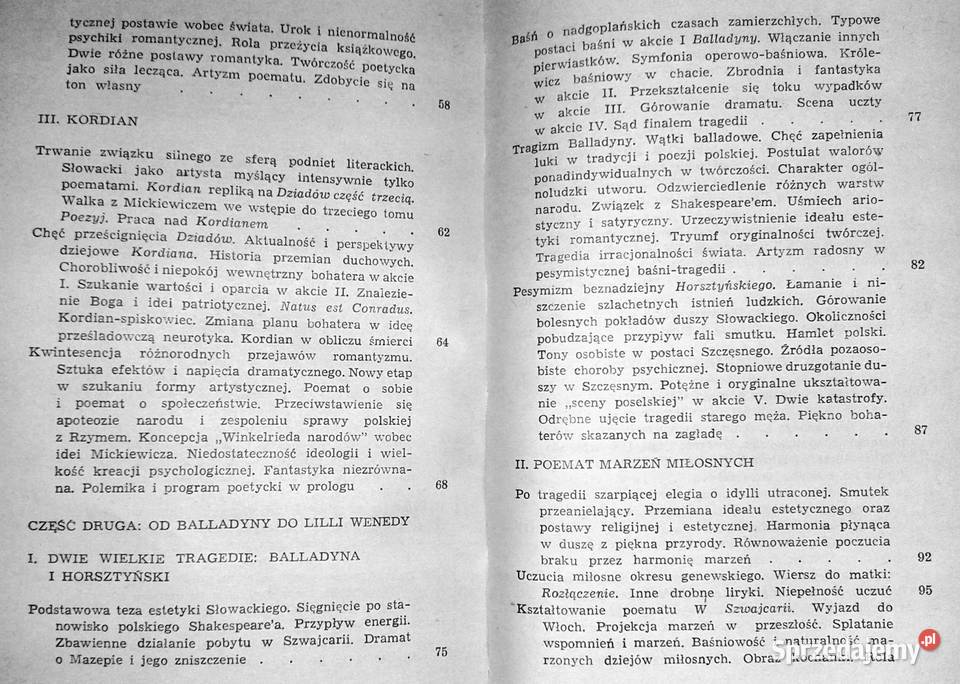 Słowacki Juliusz Kleiner Chełm sprzedam