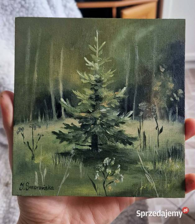 Obraz olejny na zamówienie pejzaż Malarstwo małopolskie Kraków