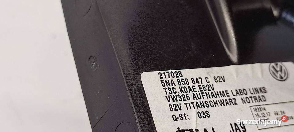 VW TIGUAN II MOCOWANIE PÓŁKI BAGAŻNIKA LEWE dolnośląskie