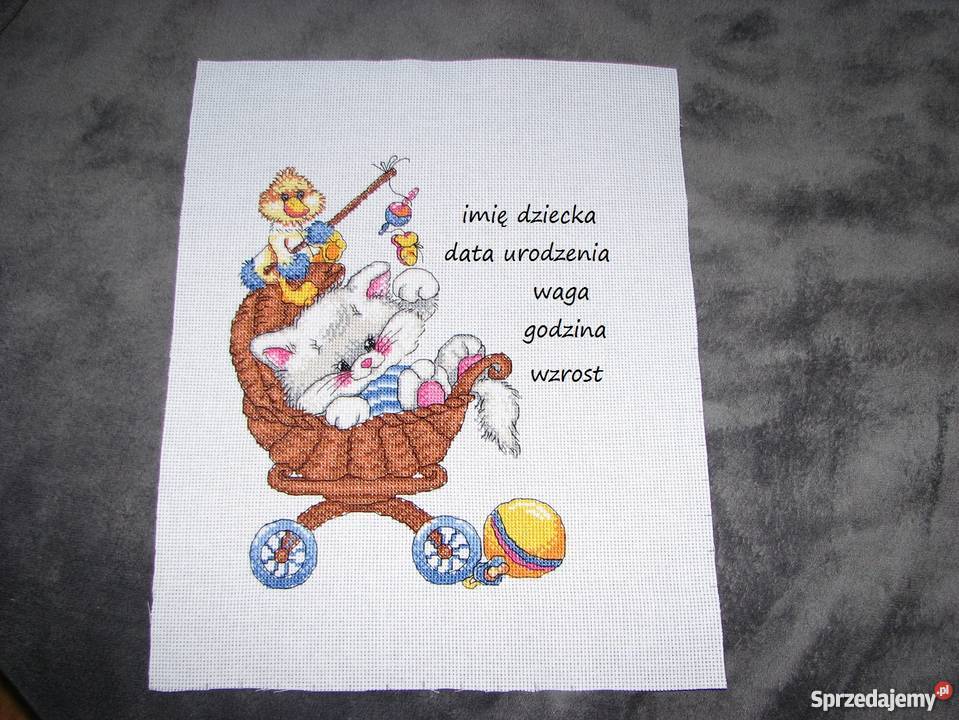 metryczki haft krzyzykowy