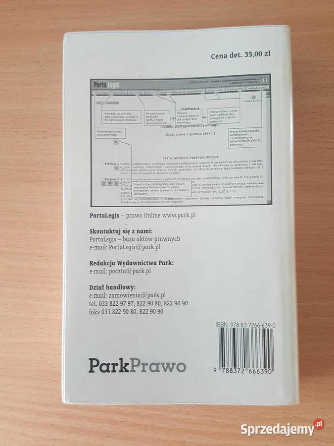 KODEKS spółek handlowych ParkPrawo prawo biały Złotniki