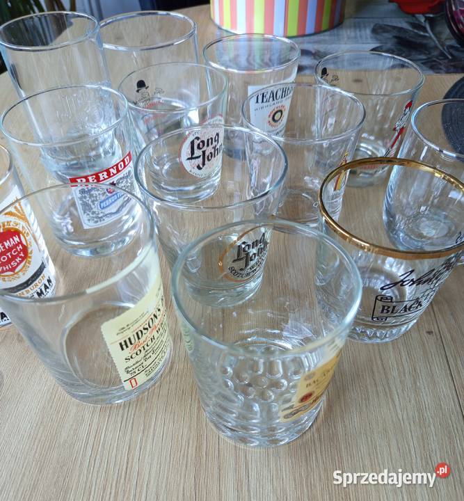 13 szklanek z kolekcji whisky Gorzów Wielkopolski