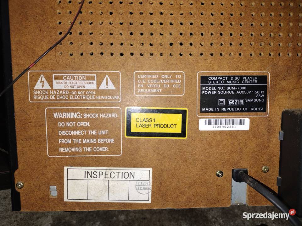 Zestaw grający SAMSUNG UNITRA Łańcut