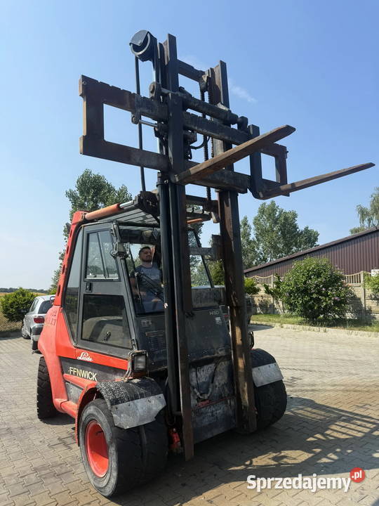 wózek widłowy LINDE H60T03 LPG udźwig 6000 410m Działoszyn