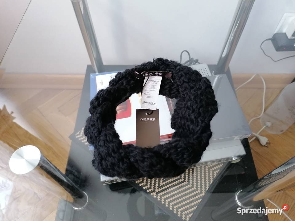NOWA CZARNA OPASKA NA GŁOWĘ PIECESRUNIWERSALNY Nakrycia głowy Łódź