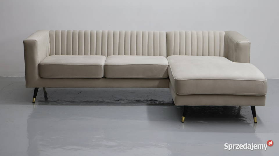 TLŁ Narożnik nowoczesna rogówka beżowy VELLUTO 1 Narożniki Poznań