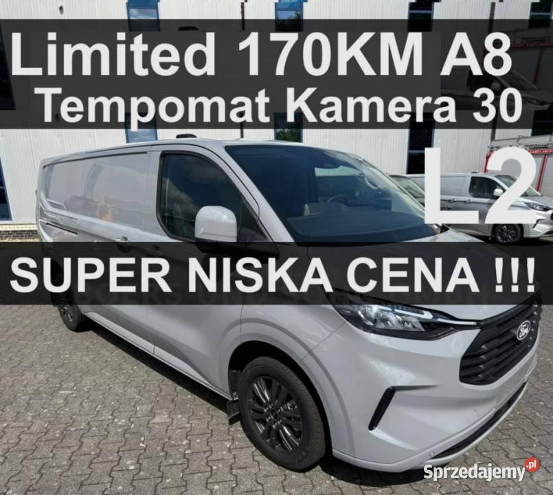 Ford Transit Custom Limited A8 170 Kamera 360 przyciemniane szyby Szczecinek