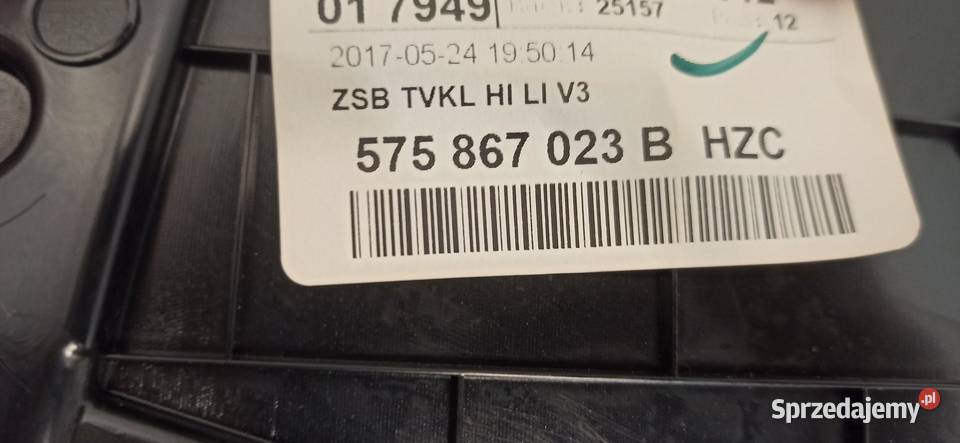 SEAT ATECA BOCZEK DRZWI LEWY TYŁ 575867023B